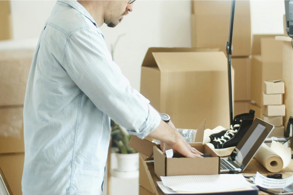 A mockup of a project